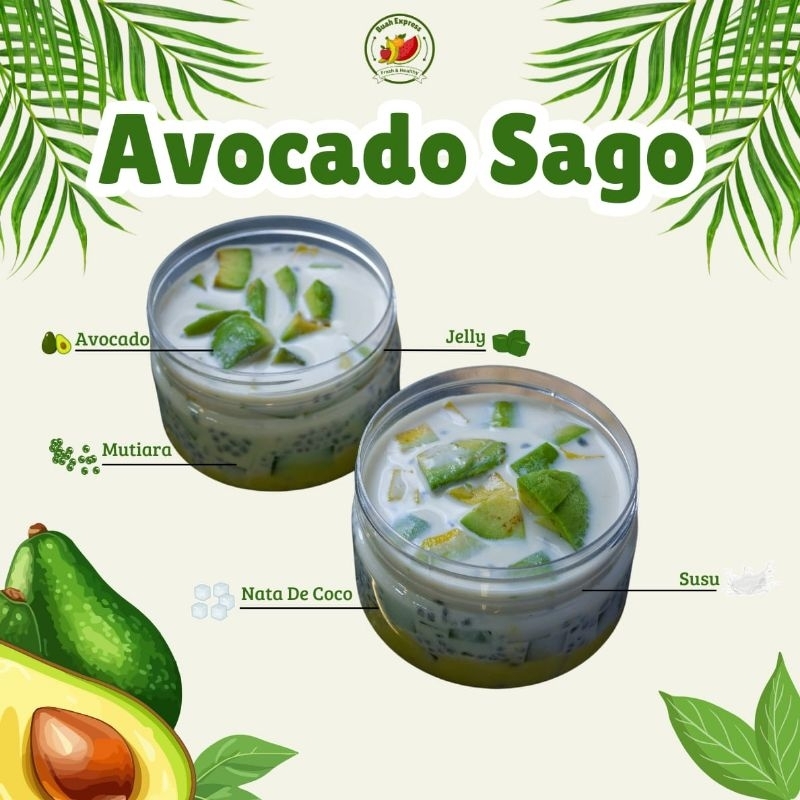 

avocado sago