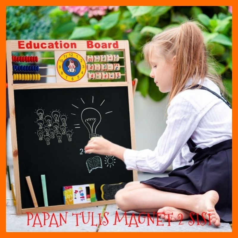 

Papan Tulis Magnet 2 Sisi Multipurpose Magnetic Pictures Writes Plank