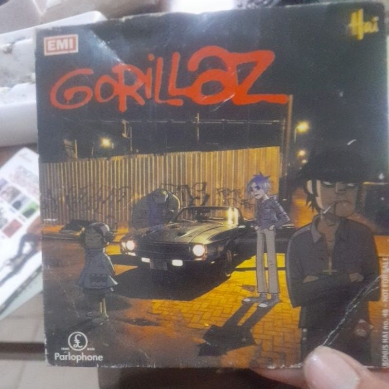 cd musik original bonus hai sample cd grup band  gorillaz (CD869)