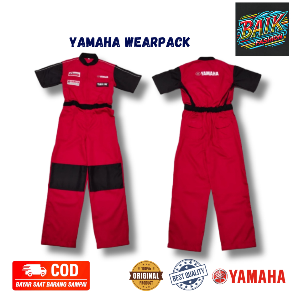 Seragam Mekanik Yamaha | Wearpack Yamaha | Seragam Yamaha Mekanik | Seragam Bengkel Yamaha