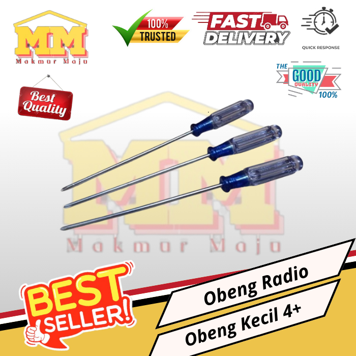 Obeng Radio / Obeng Kecil  4+