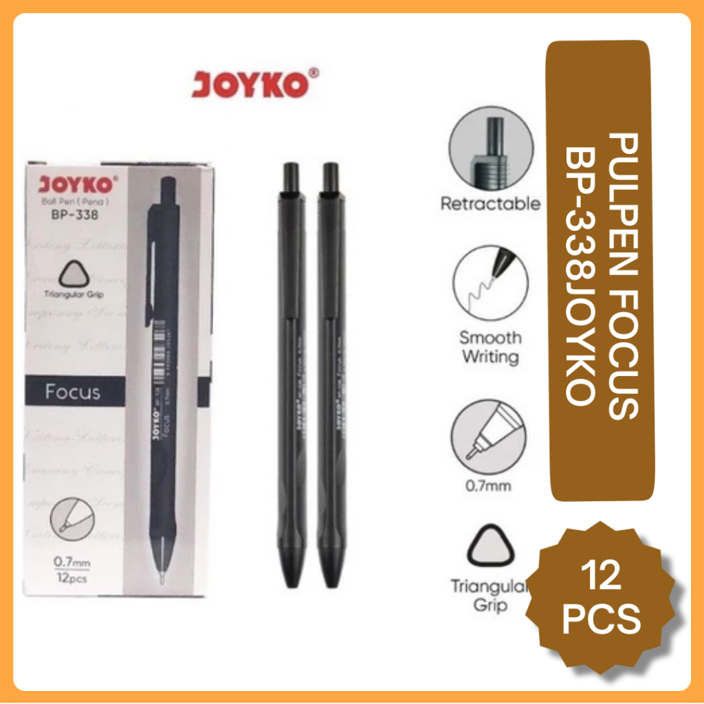 

Pulpen Vocus Joyko BP-338 (1 Pak/12PCS)