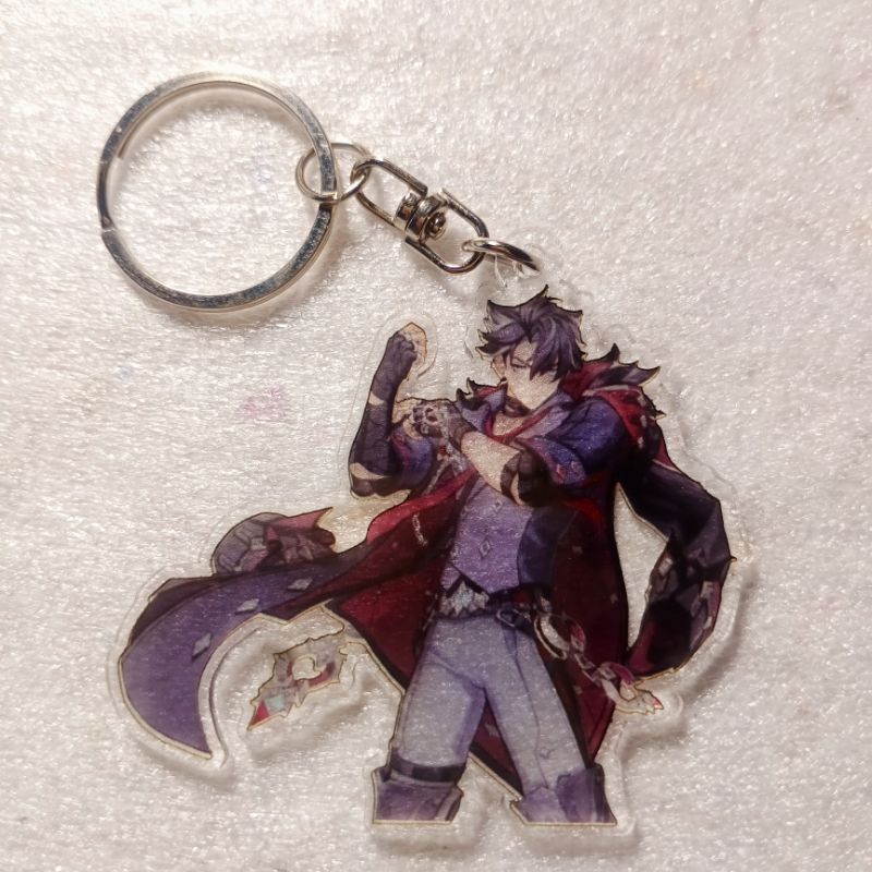 ganci akrilik Transparan Wriothesley Genshin Impact / keychain gantungan kunci Wriothesley Genshin I
