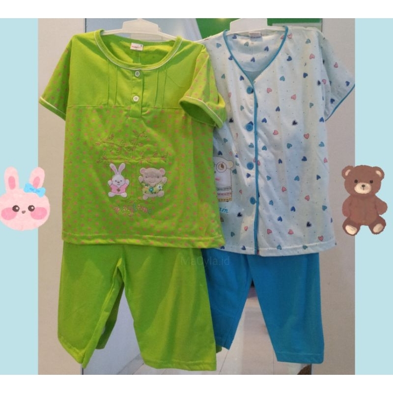 Baby doll anak perempuan | Babydoll murah | Baju tidur anak perempuan | Bahan Kaos