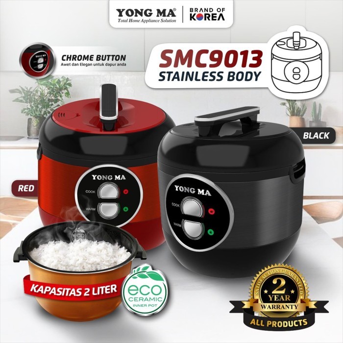 YONG MA Magic Com Yong Ma Manual 2L SMC 9013 - Yongma SMC 9013 2 Liter BATAM