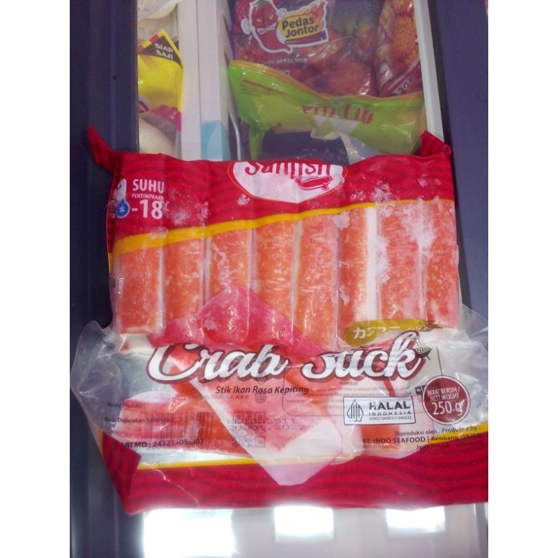 

sun crabstick/kepiting 250gram