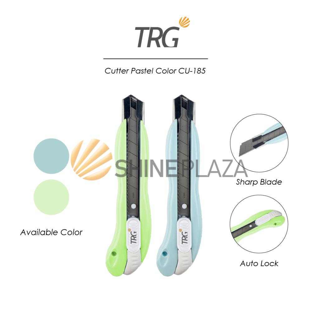 

TRG Cutter Pastel Color CU-185 - Pemotong Kertas Cuter Besar Besi Tajam TRG