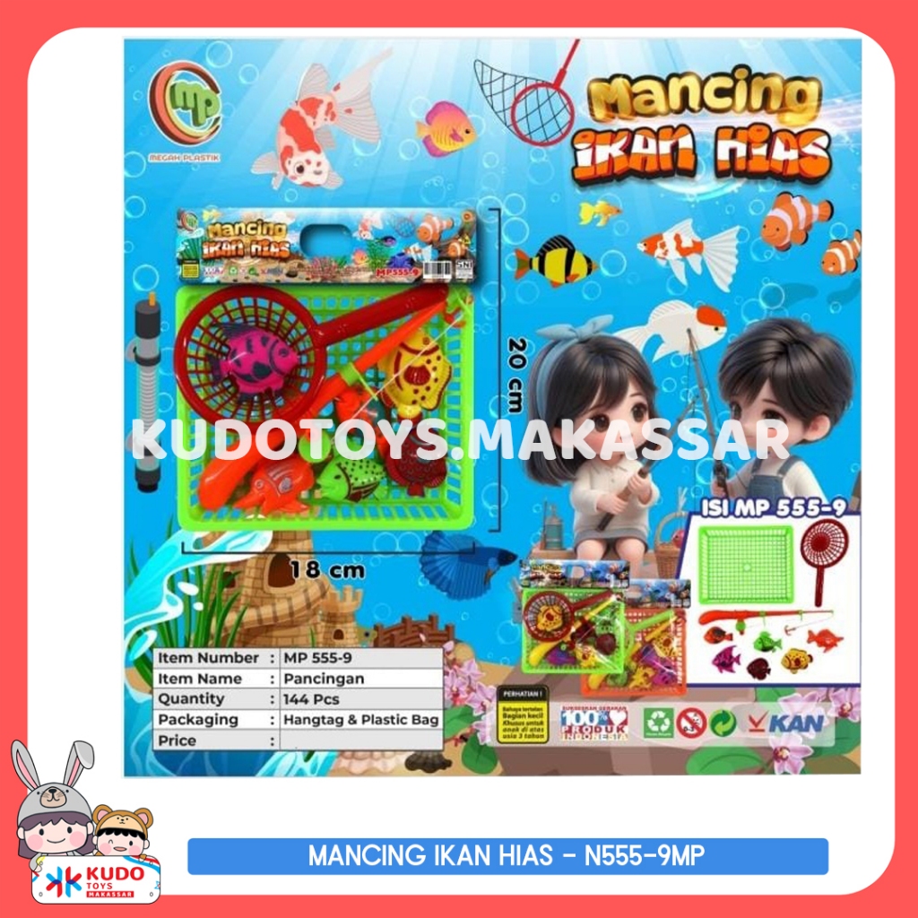 MAINAN MANCING IKAN MANIA - N555-9MP