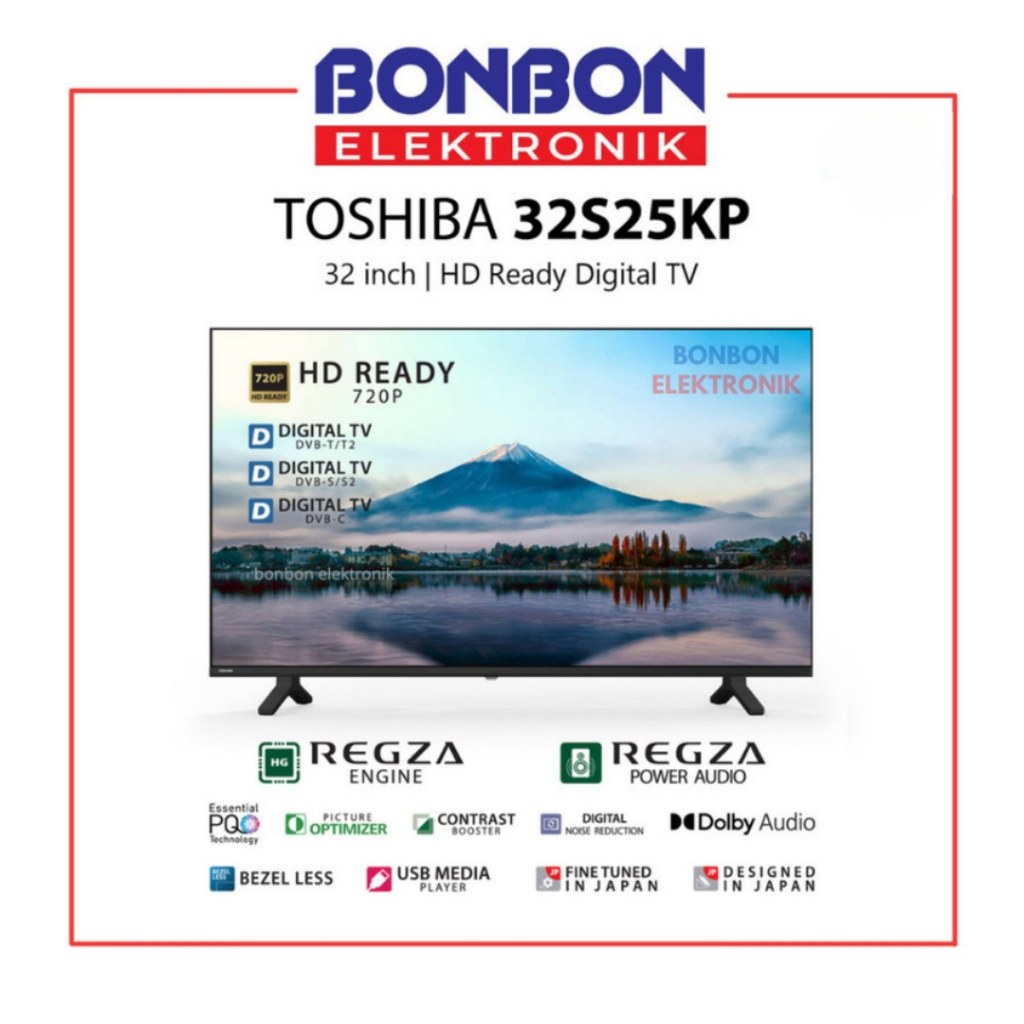 Toshiba LED Digital TV 32 Inch 32S25KP