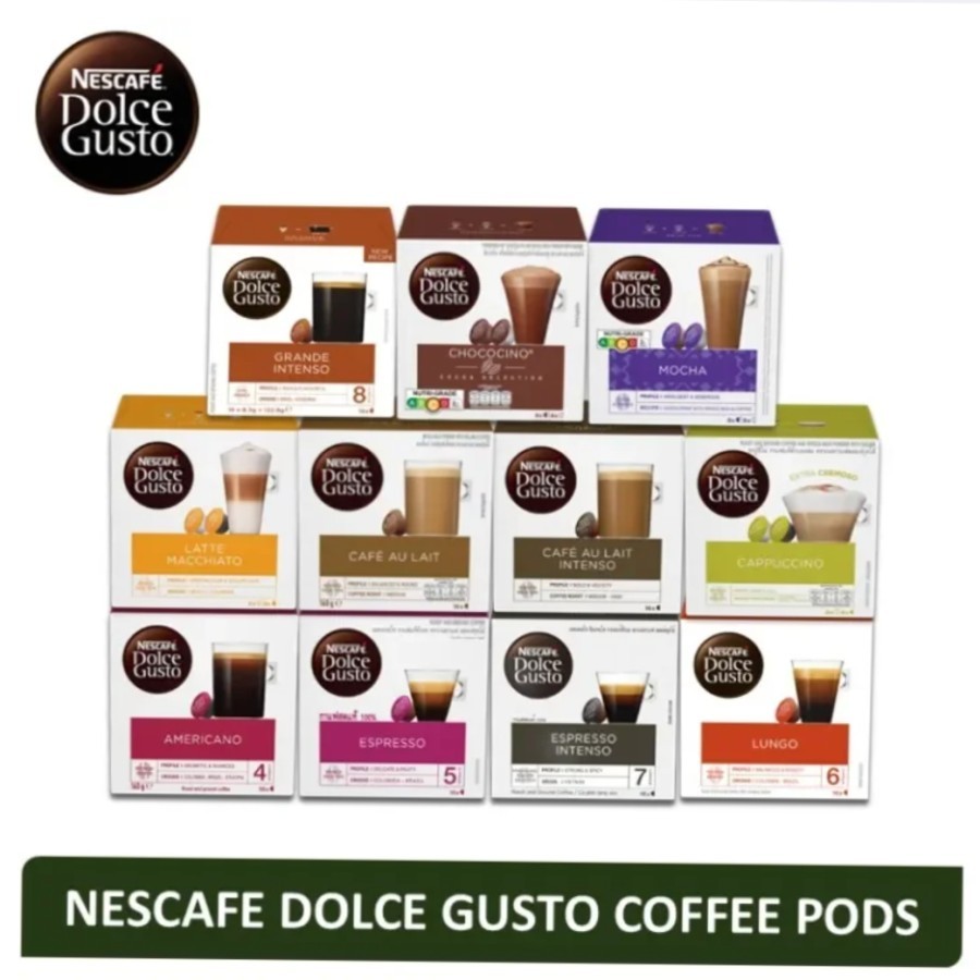 

Nescafe Dolce Gusto Coffee Capsules