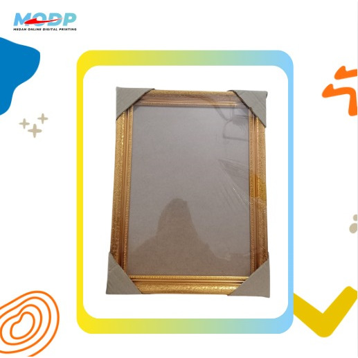 Bingkai Foto A3 Ukir Gold - Hiasan Dinding - Bingkai Minimal Estetik