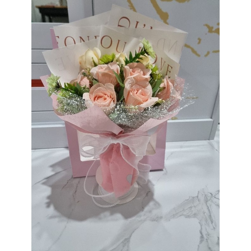 

buket bunga + paper bag