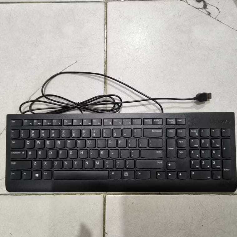 Keyboard PC colokan USB Lenovo