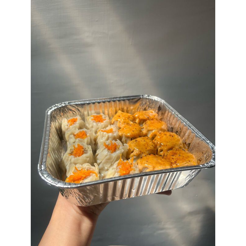 

(KHUSUS INSTAN) DIMSUM AYAM TANPA UDANG DIMSUM MENTAI TOBIKO DIMSUM TARTAR GYOZA WONTON