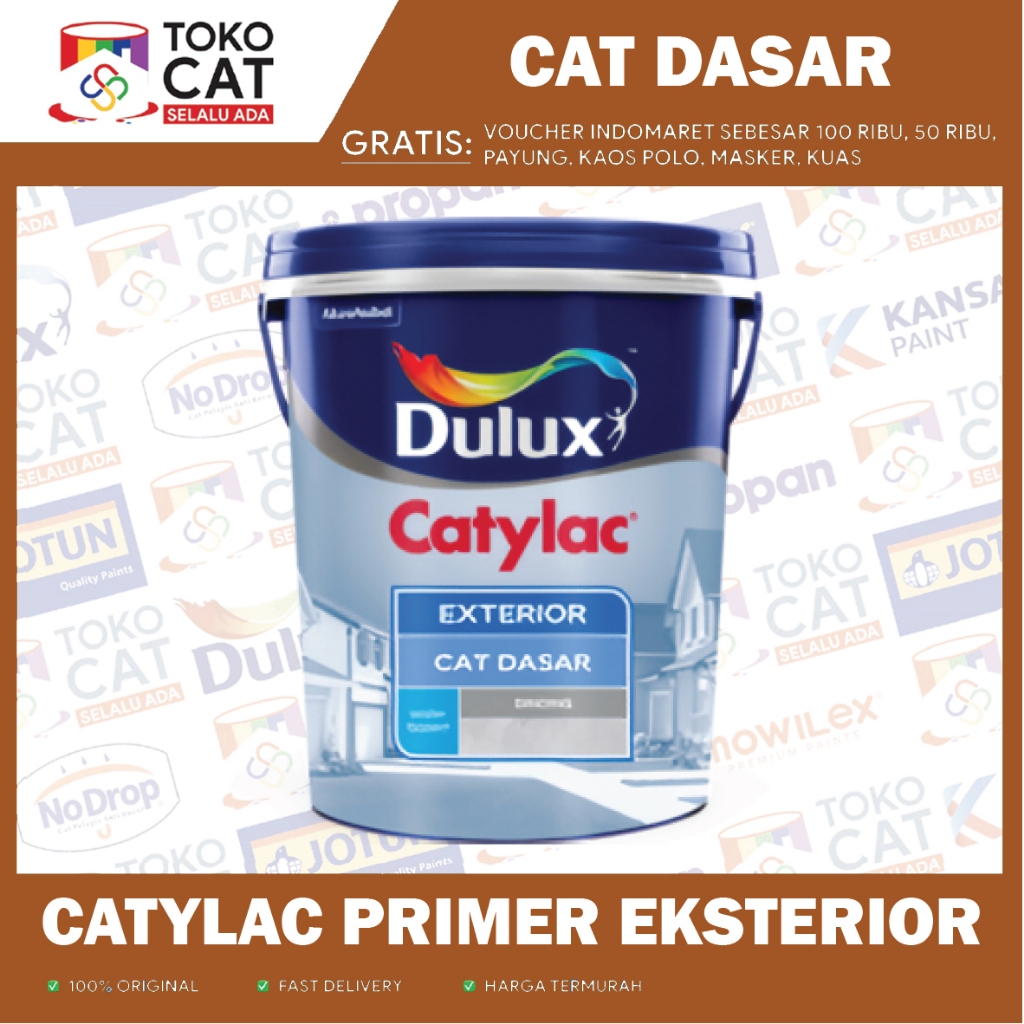 CAT DASAR PRIMER | DULUX CATYLAC EXTERIOR 20 KG | KEMASAN PAIL