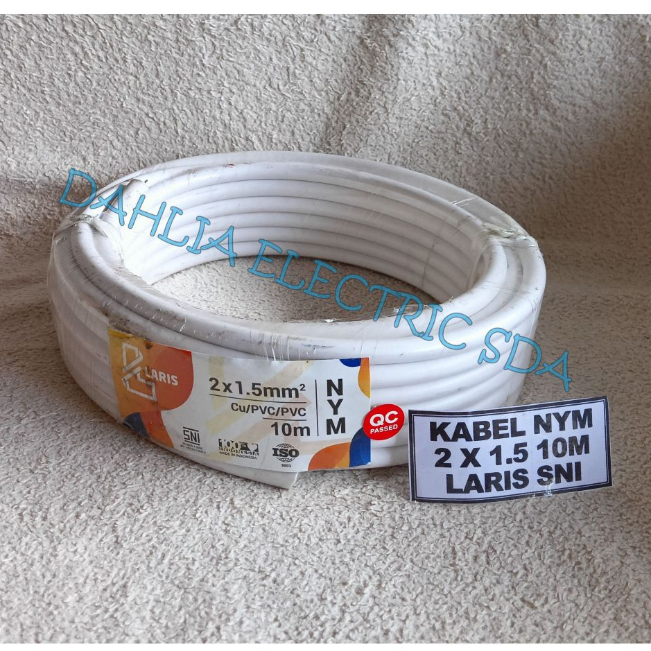 KABEL NYM 2 X 1.5MM² 10M LARIS SNI