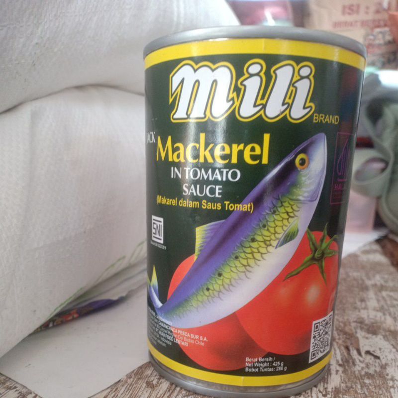 

Sarden Mili Mackerel tomato sauce 425 gram