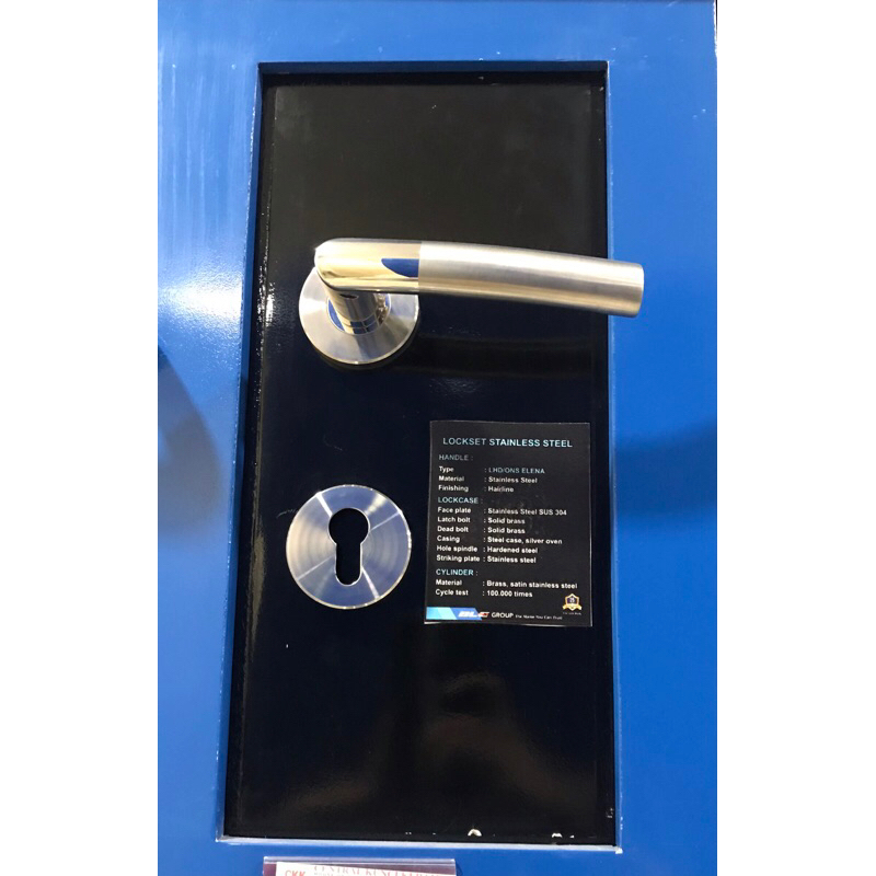 Handle Pintu Onassis Elena (Komplit Set Mortise Body+Cylinder)