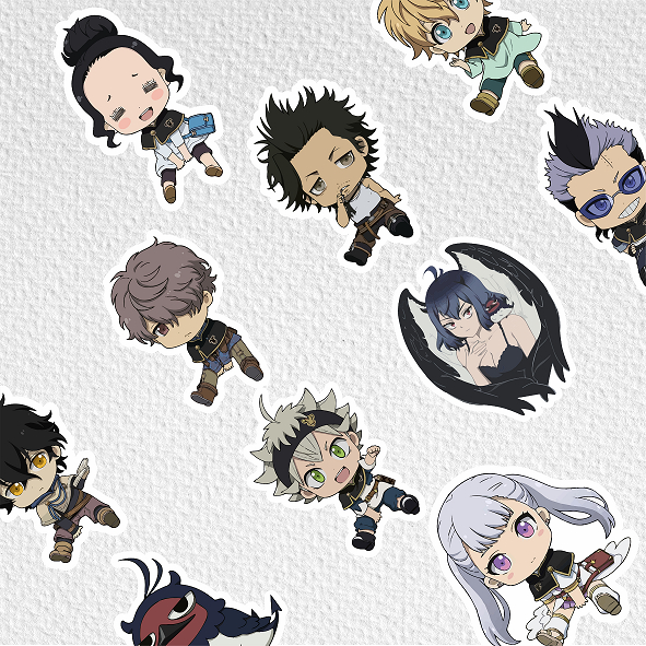 

[ VINYL & CHROMO 7 CM] ANIME cetak stiker Game/STIKER MURAH TEMA ANIME BLACK CLOVER /murah/stiker medium/black clover