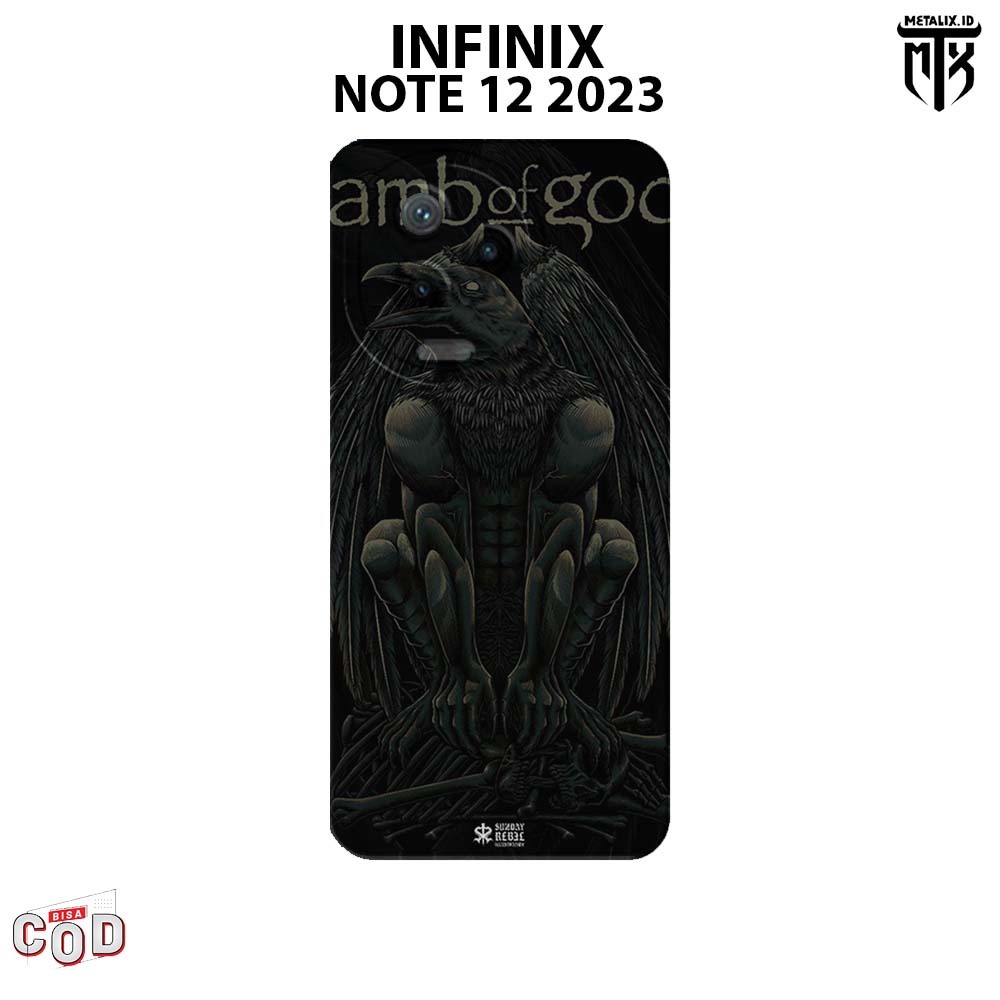 Casing INFINIX NOTE 12 2023 - Case INFINIX NOTE 12 2023 BAND LAMB OF GOD SOFTCASE PROCAMERA CASE HAN
