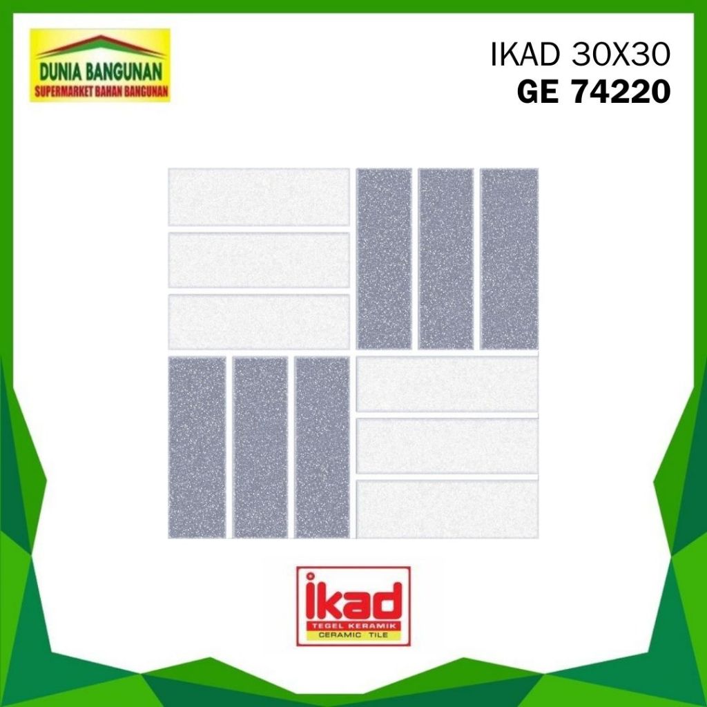 Keramik 30x30 Lantai Kamar Mandi IKAD 74220 KW1 / Keramik Lantai Abu Kasar / Keramik Kamar Mandi