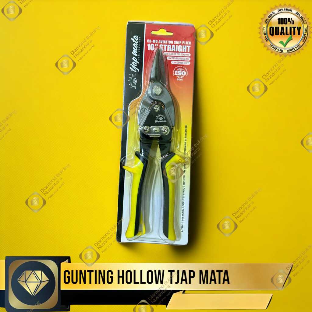TJAP MATA Gunting Hollow Baja Ringan 10" Kualitas TERBAIK