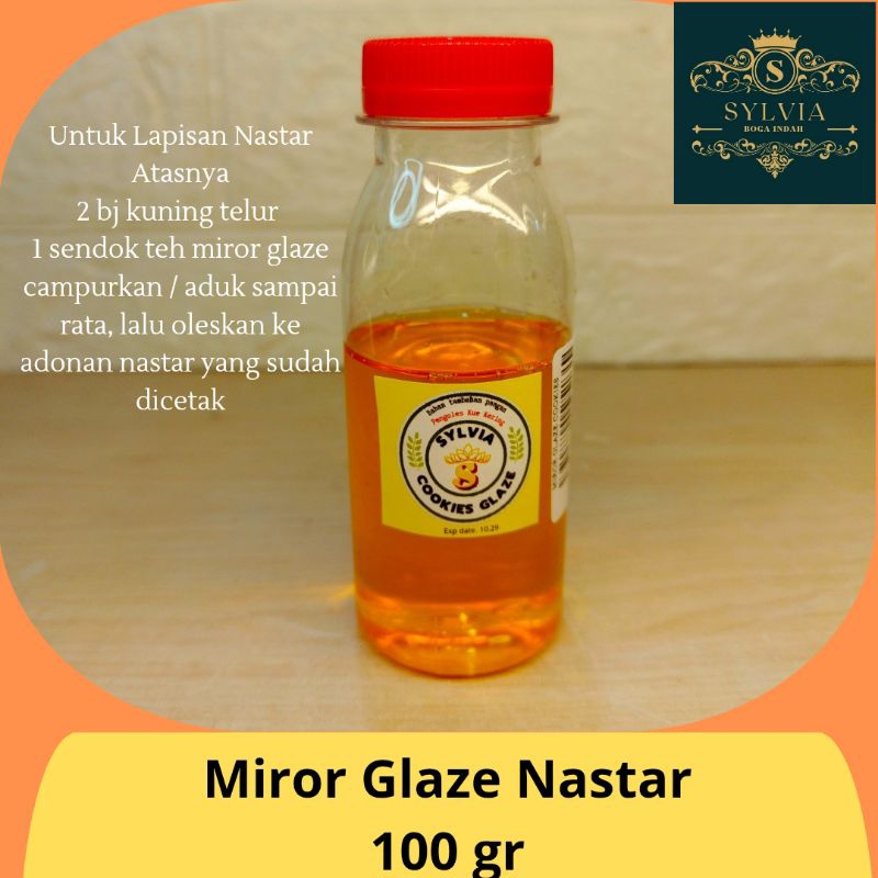 

Mirror Glaze / Egg gloss / Pengkilap Kue Kering / Cookies Glaze Sylvia 100 gr