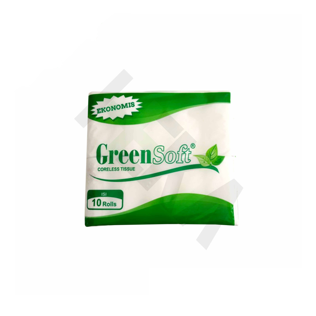 Tissue Green Soft Coreless Economis isi 10 Roll - Tisu Gulung [Majapahit]