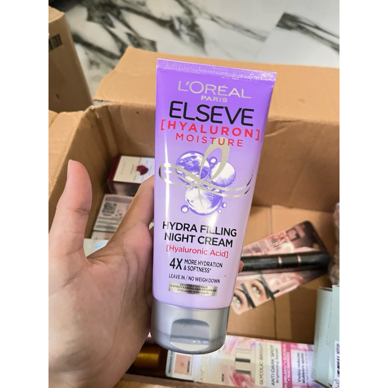Night cream rambut - Loreal paris elseve hyaluronic acid