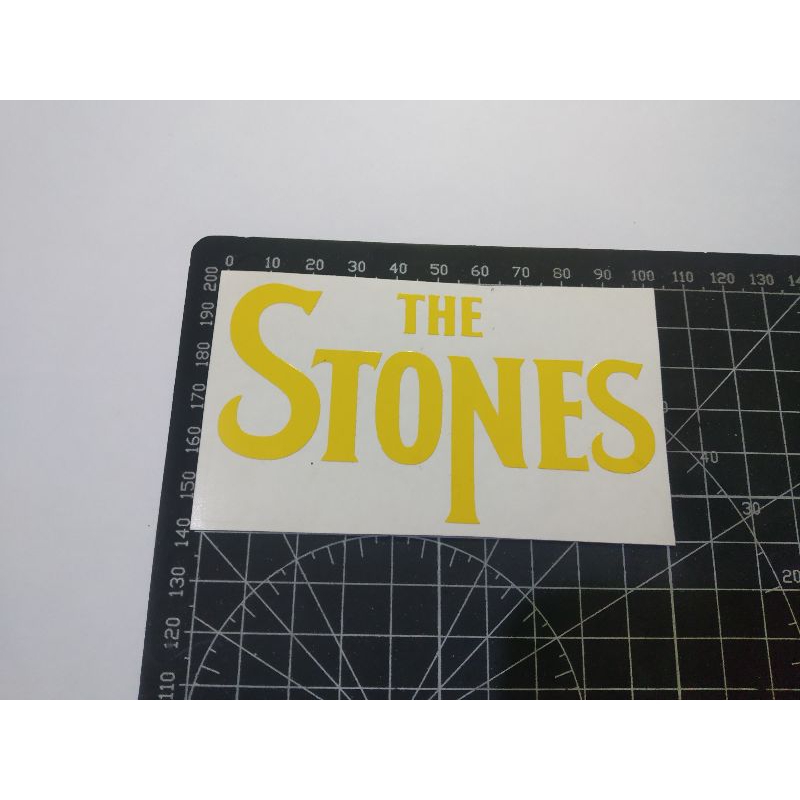 

stiker cutting the stones
