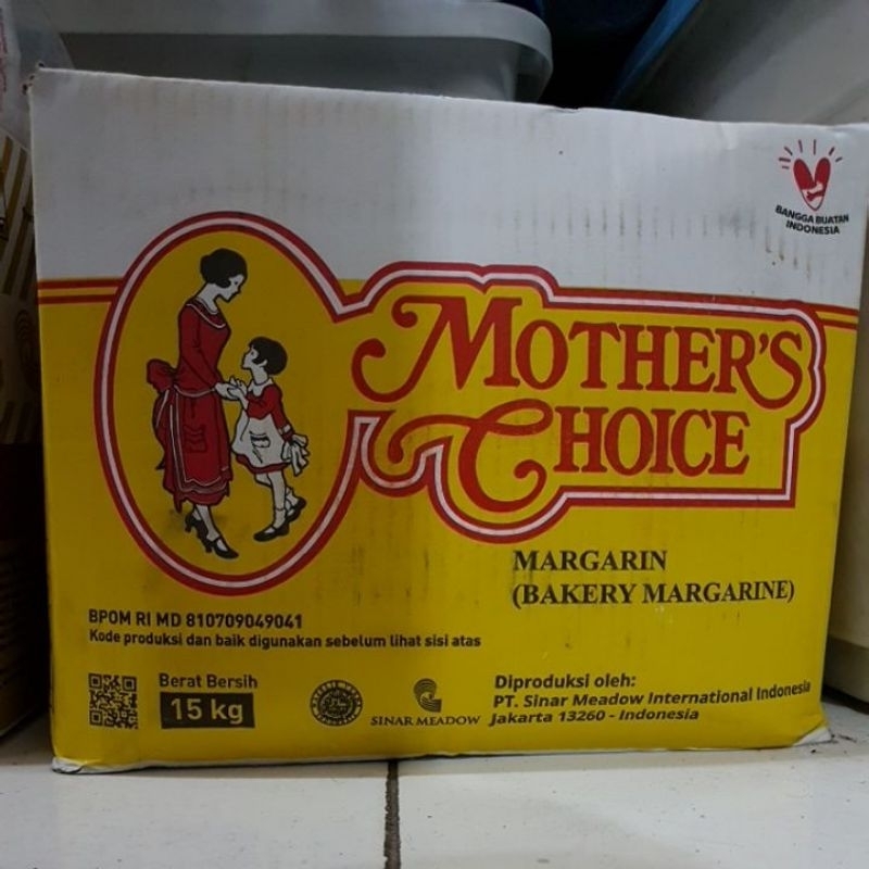 

Margarine Mother Choice 15kg/ Mentega M Choice (repack per500gram)