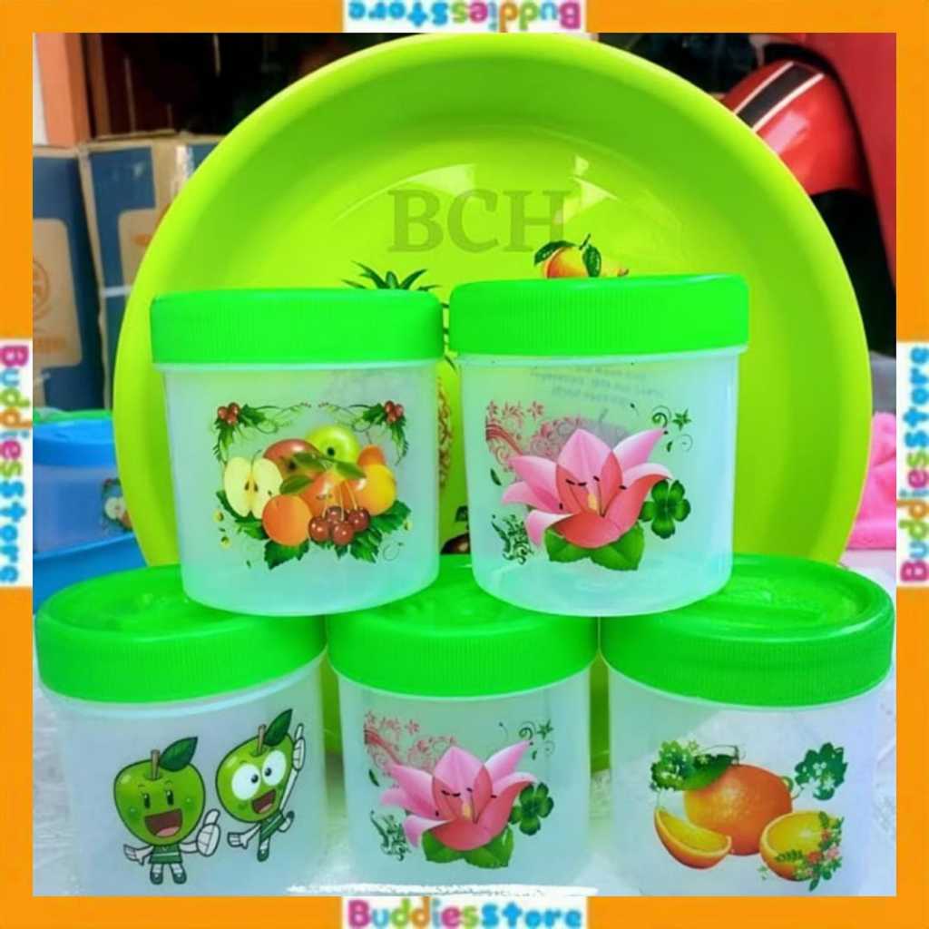 Toples Nampan Set 5in1 / Toples Makanan Toples Nampan