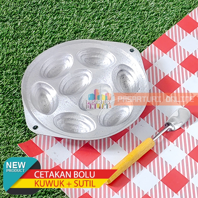 Cetakan BOLU KUWUK Aluminium / Bolu Kering / Bolu Telur / Bolu Jadul / Bolu Klemben / Bolu Kura-Kura