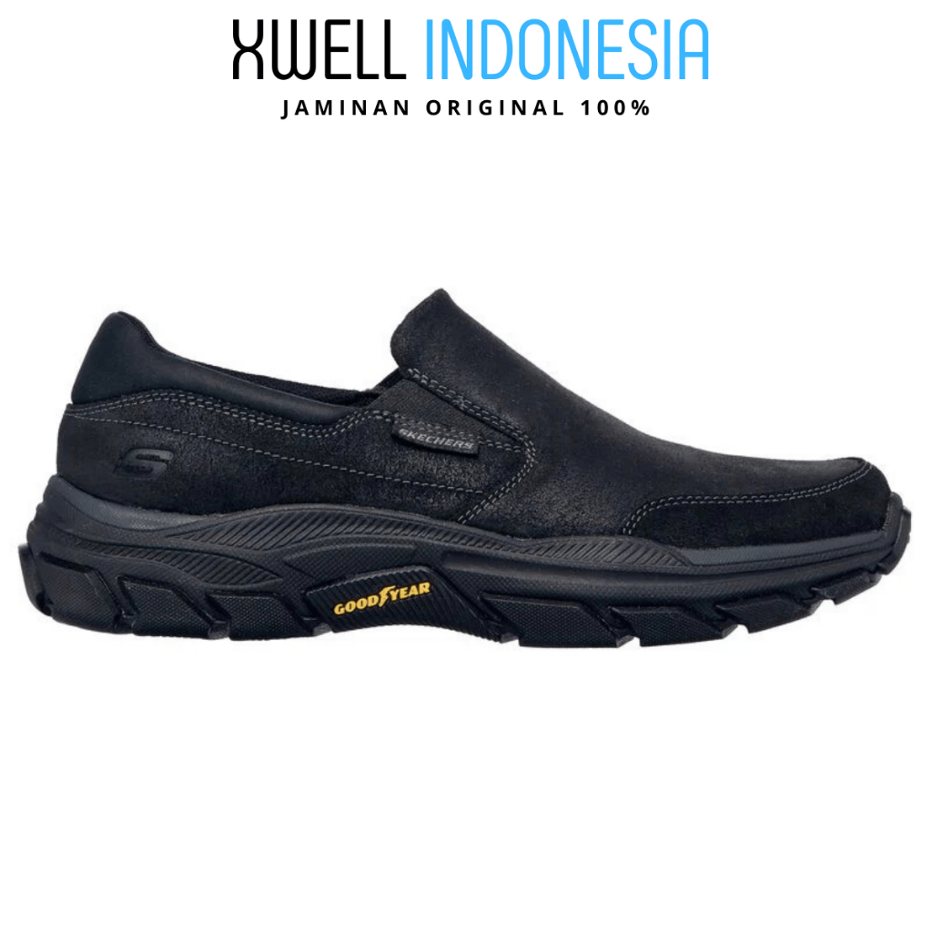 Sepatu Sneakers Pria Skechers USA Respected Calum Original 204480BLK