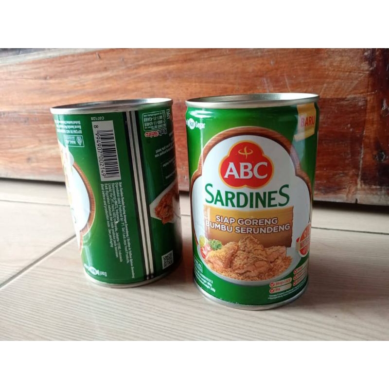 

Sarden Abc 425ml Kareng sarden serundeng