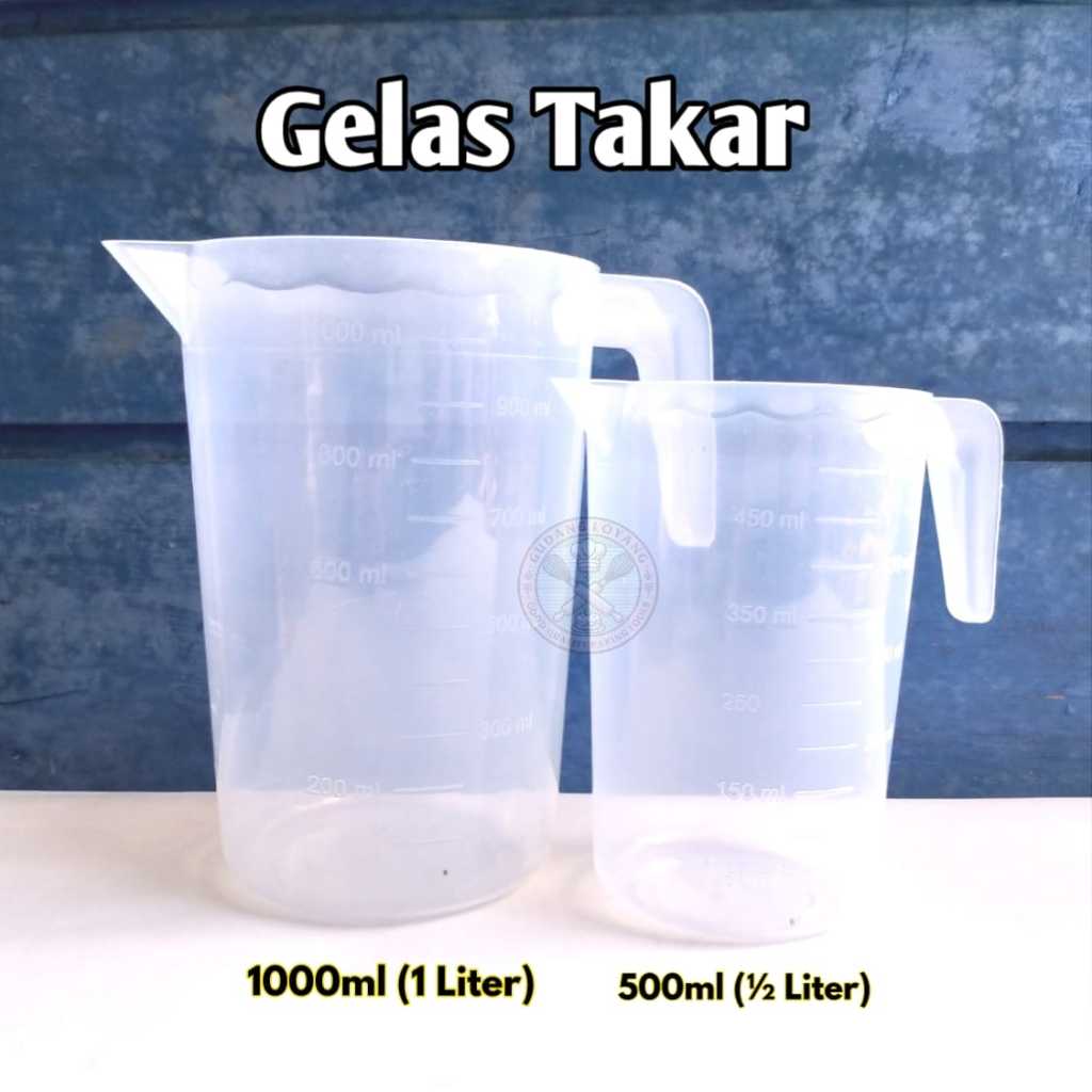 Gelas Takar Plastik Alat Ukur Liter Gelas Liter