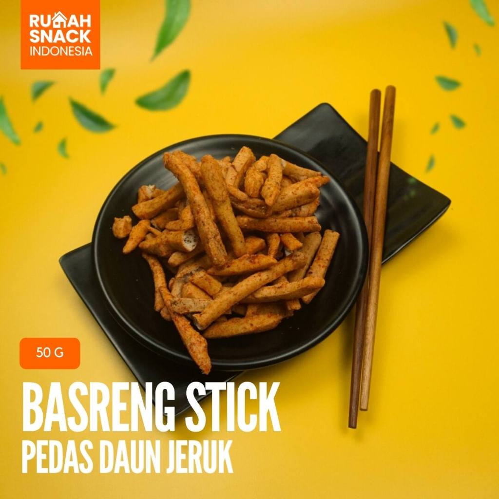 

Stik Basreng Pedas Daun Jeruk 50gr Snack Cemilan Bakso