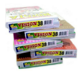 

BUKU VISION 38 GARIS/KOTAK/HALUS