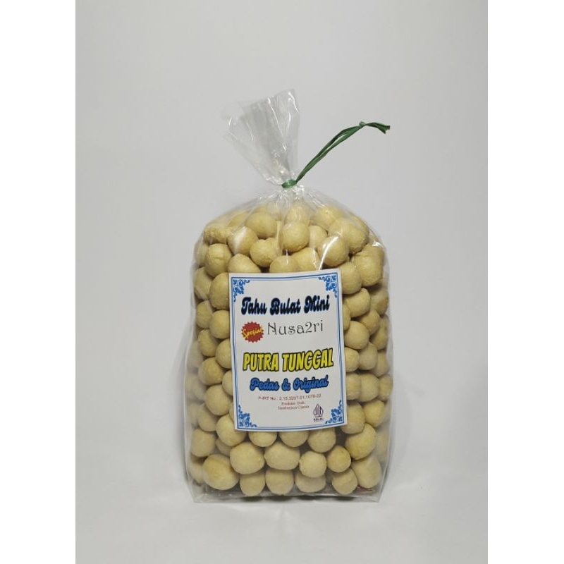 

Cemilan Tahu Bulat Crispi Nusa2ri Putra Tunggal Kemasan ¼(250)gram