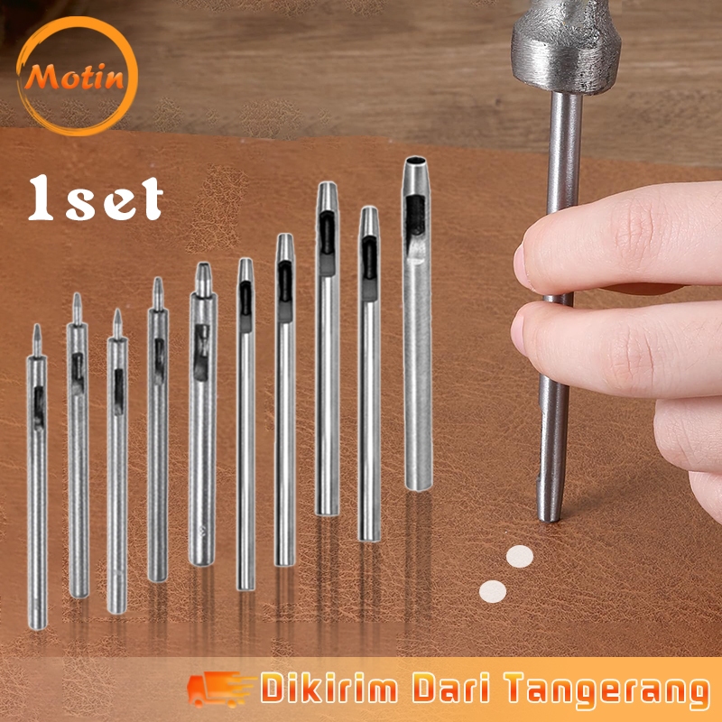 

Alat Pembolong Kulit Bulat Hole Puncher Leather Alat Pembolong Kulit Ban Pinggang