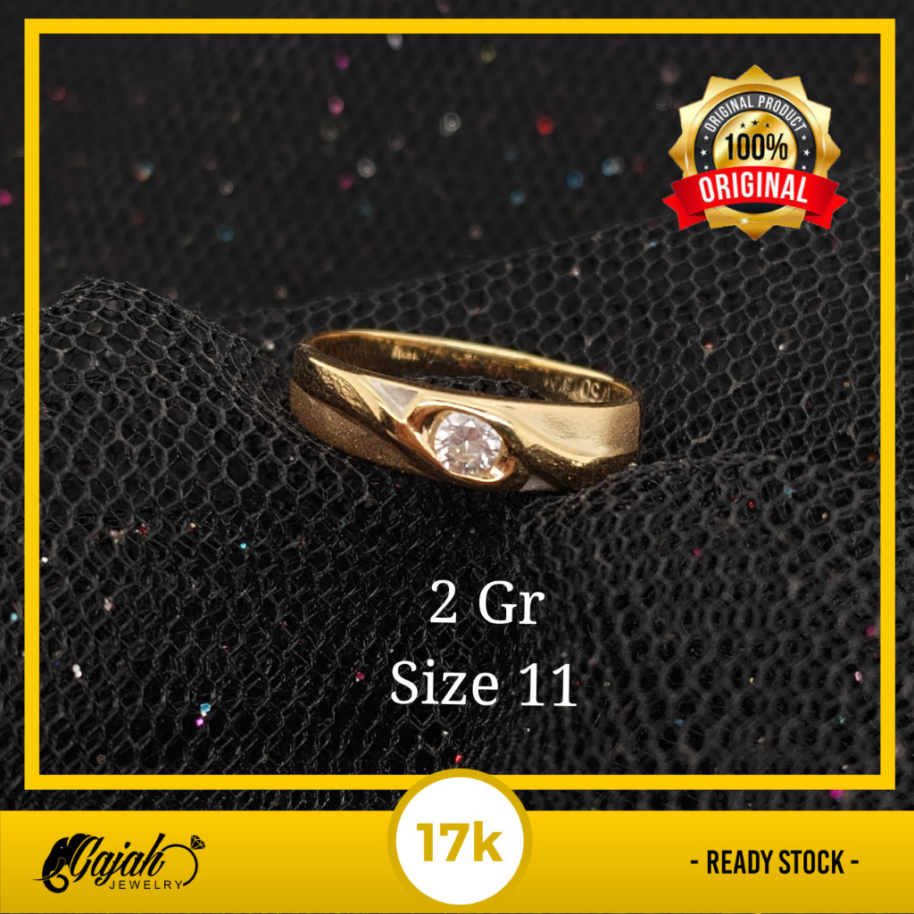Cincin Emas 17K - 2 Gram 7294