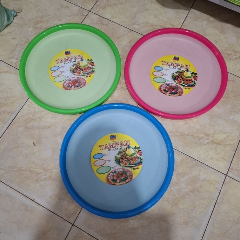 Tampah Nagata plastik S/Nampan bulat plastik 41cm