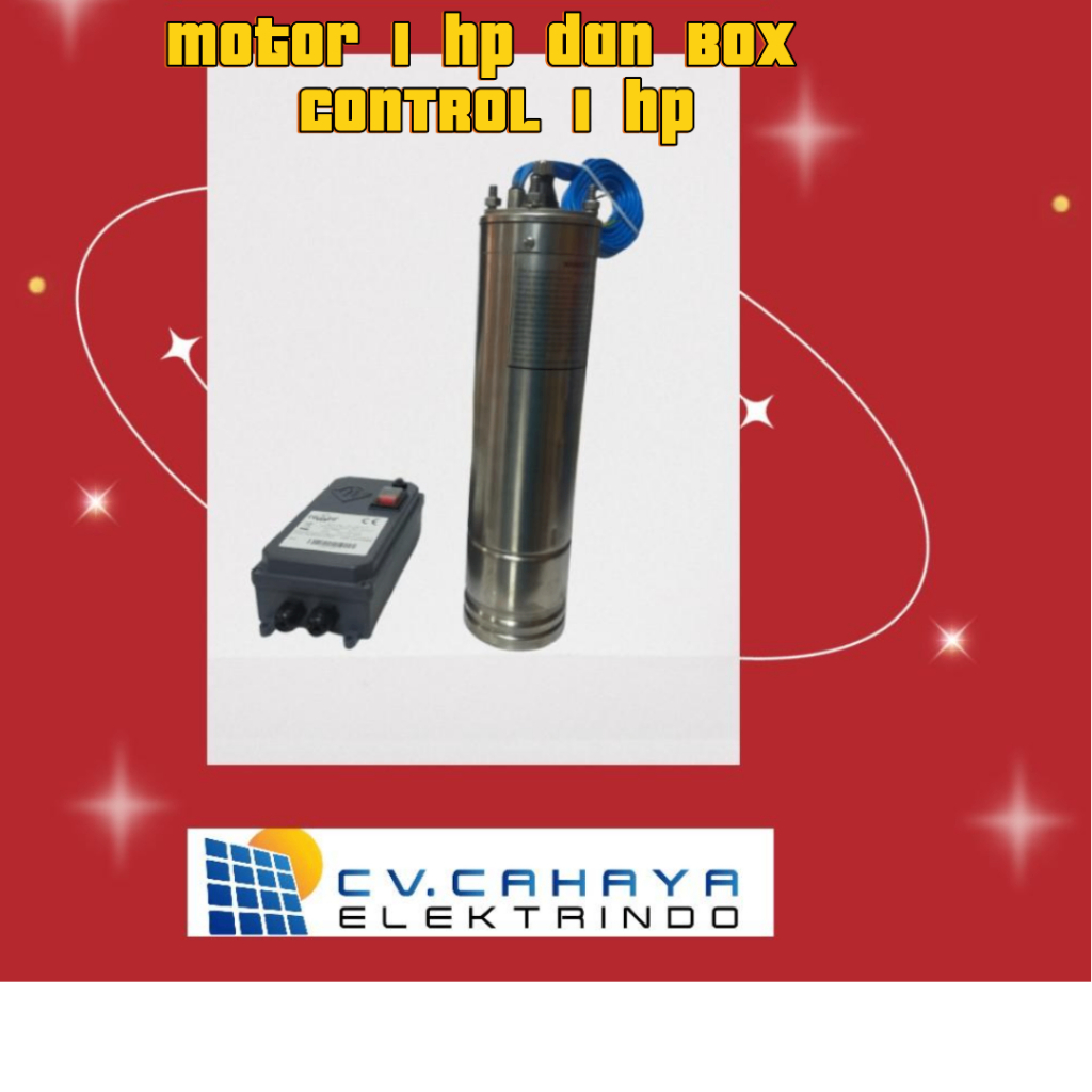 Franklin coverco Motor 1 hp dan Control Box coverco 1 hape pengairan pompa air sumur