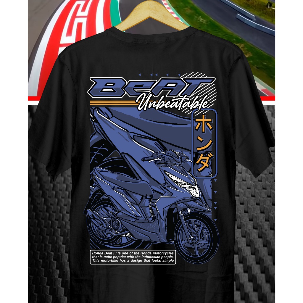 Kaos Motor Honda Beat // Kaos Beat // Baju Beat // Beat