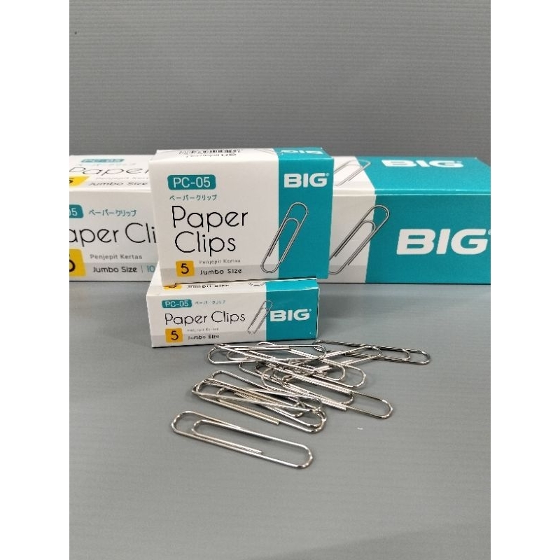 

Paper clip Big no 5 / penjepit kertas no 5 jumbo size/ Paperclip Jumbo