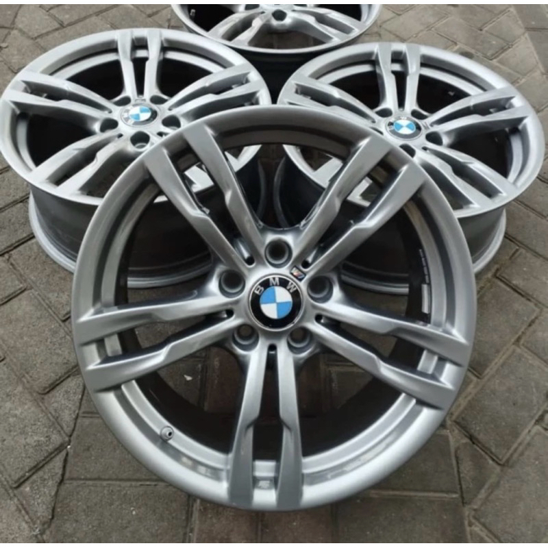 Velg OEM BMW F30 330i Sports (Style 441M) Ring 18. Made in Austria. Lebar 8-8.5. Et 34-37. Pcd 5x120