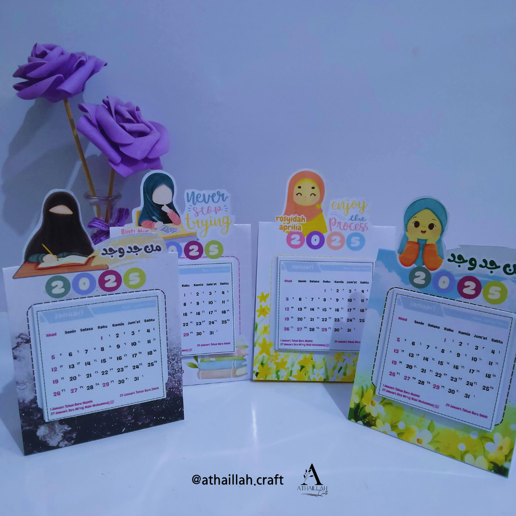 

KALENDER MEJA SIMPEL 2025