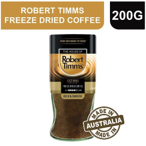 

Robert Timms Freeze Dried Soluble Instant Coffee 200g