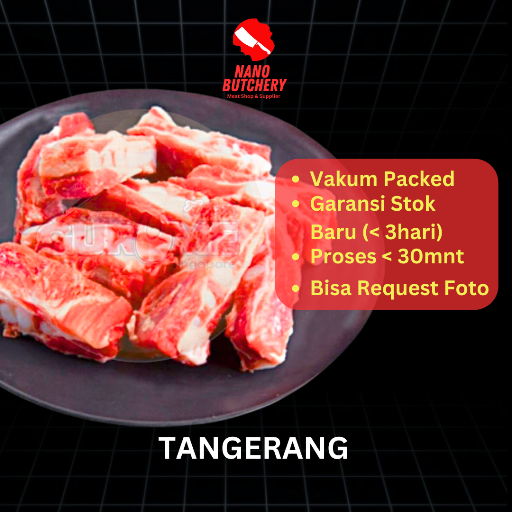 

Iga Tulang Muda Babi / Baby Piglet Soft Bone Ribs Pork