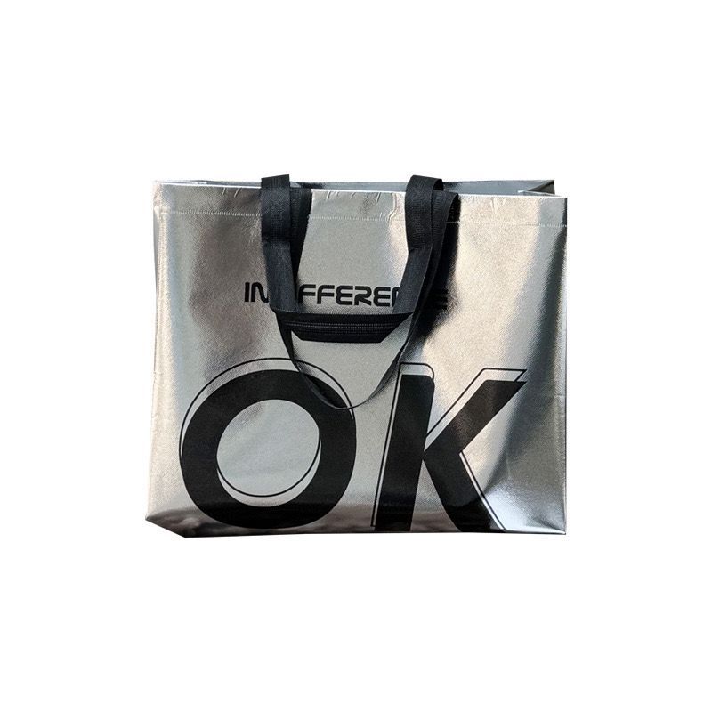 

Paper Bag Kain SIlver Ok XL Tas Kantong Goodie Bag Gift Bag Sovenir Hadiah Kado